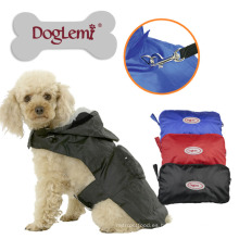 7 tamaños impermeables portátiles perro impermeable capa de nylon perro mascota impermeable